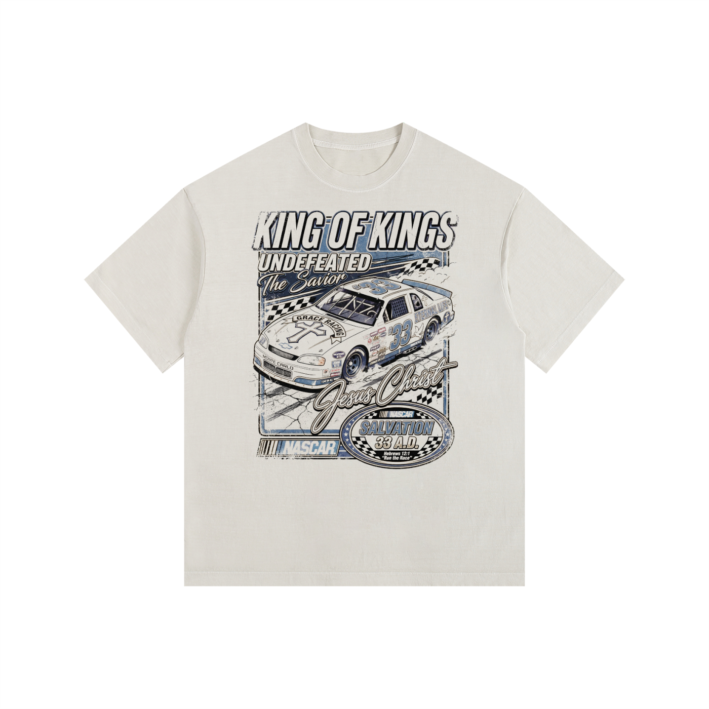 Vintage Washed Oversized Cotton T-Shirt