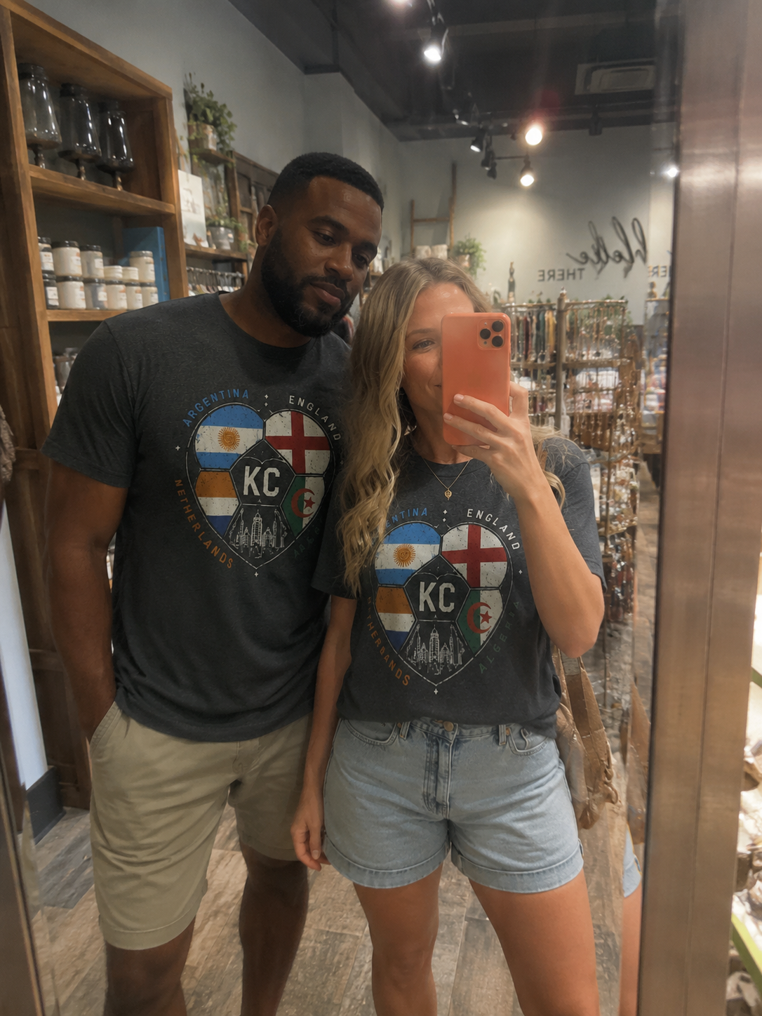 ADULT-----KC Heart World Cup 2026 Tee | Bella Canvas Kansas City Soccer Shirt