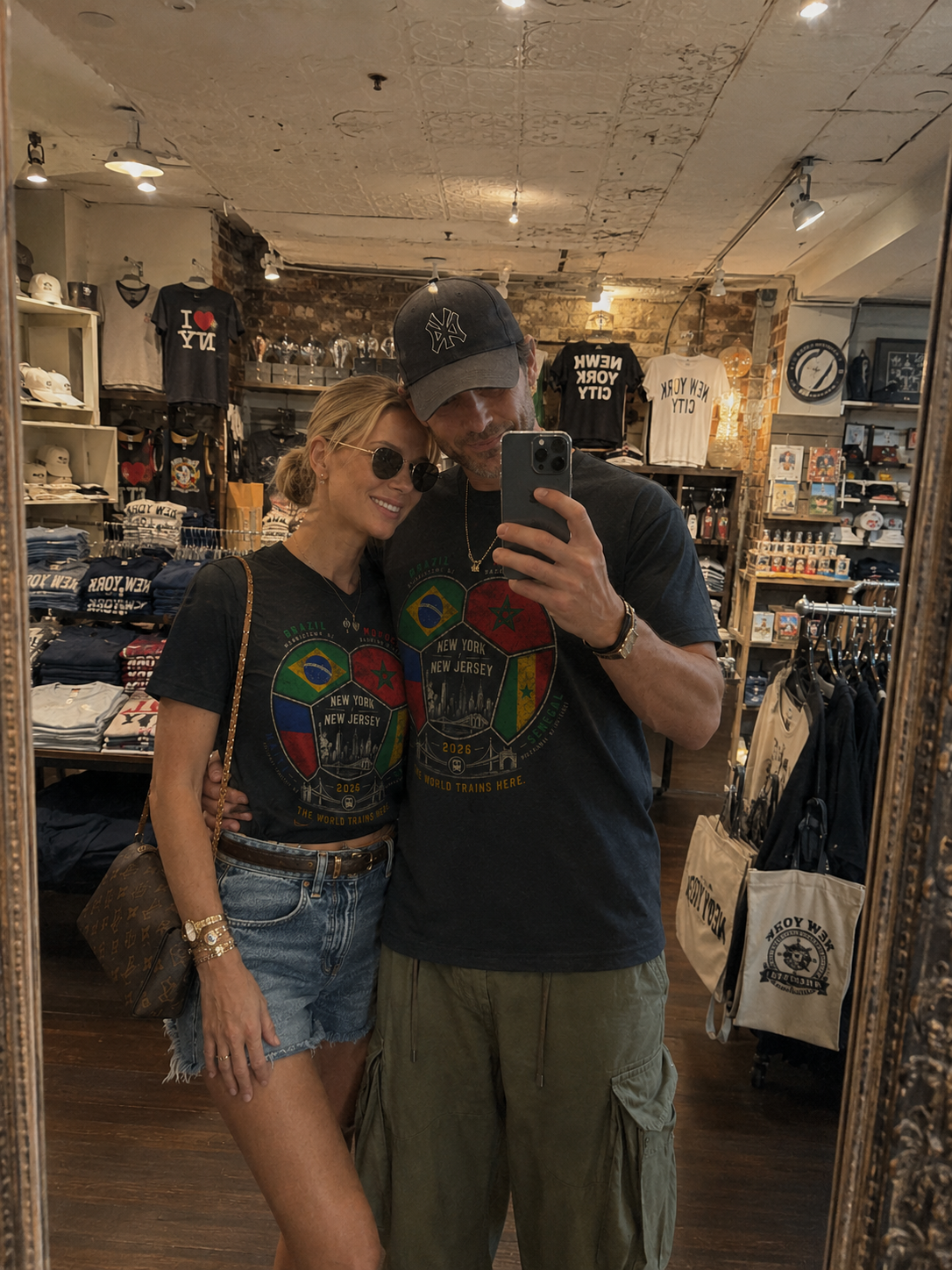 New York / New Jersey 2026 Soccer Heart T-Shirt | The World Trains Here